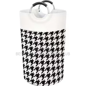 *Large Capacity Laundry Basket 82l With Metal Handles*