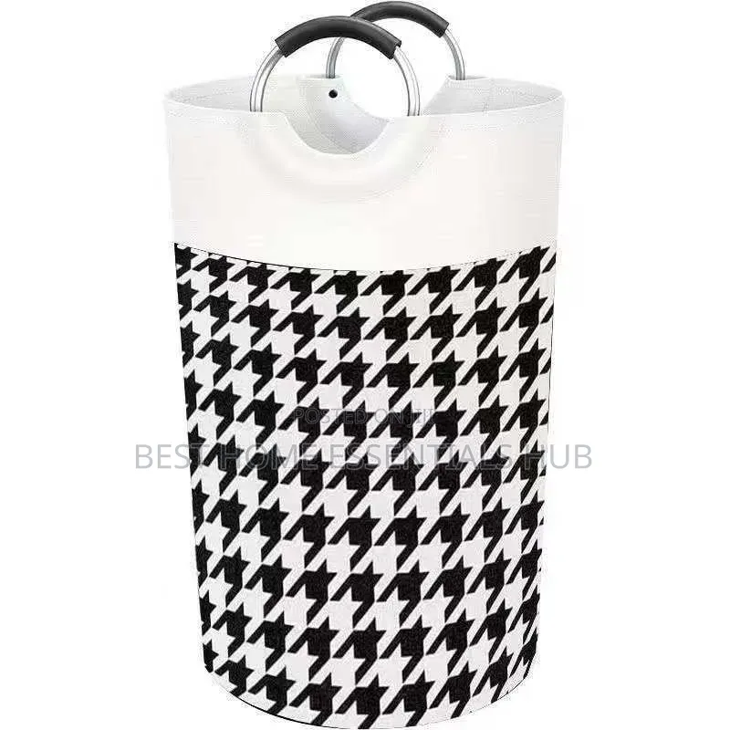 *Large Capacity Laundry Basket 82l With Metal Handles*