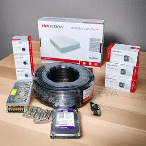 Reliable Security Solution 6 Hikvision 1080p CCTV Cameras Complete Kit