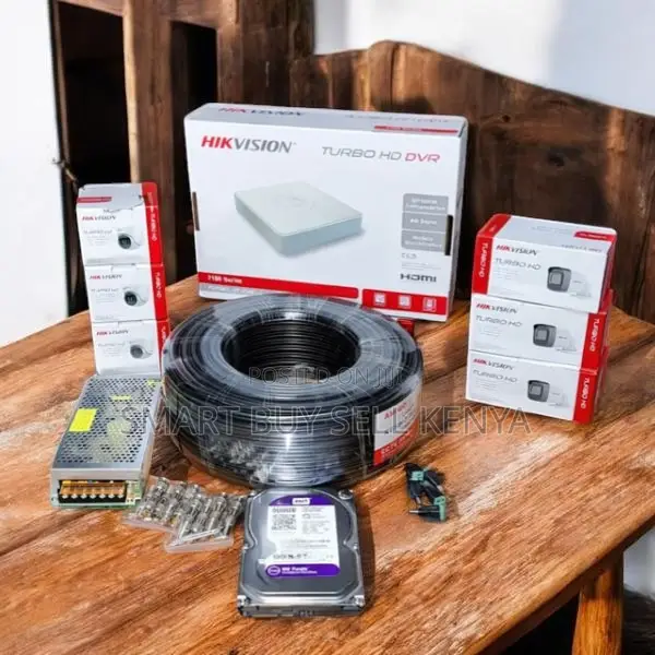 Advanced Security 6 Hikvision 1080p CCTV Cameras Complete System Kit