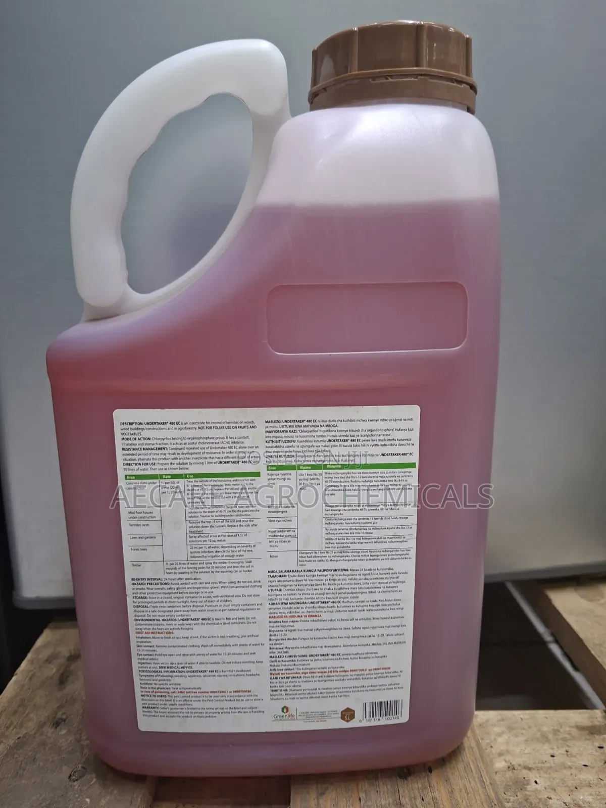 Undertaker 480 Ec Termiticide / Insecticide 5 Litres