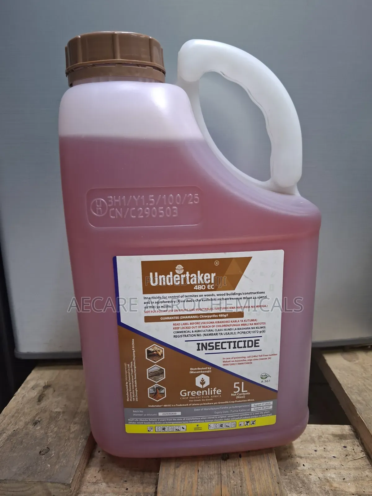 Undertaker 480 Ec Termiticide / Insecticide 5 Litres