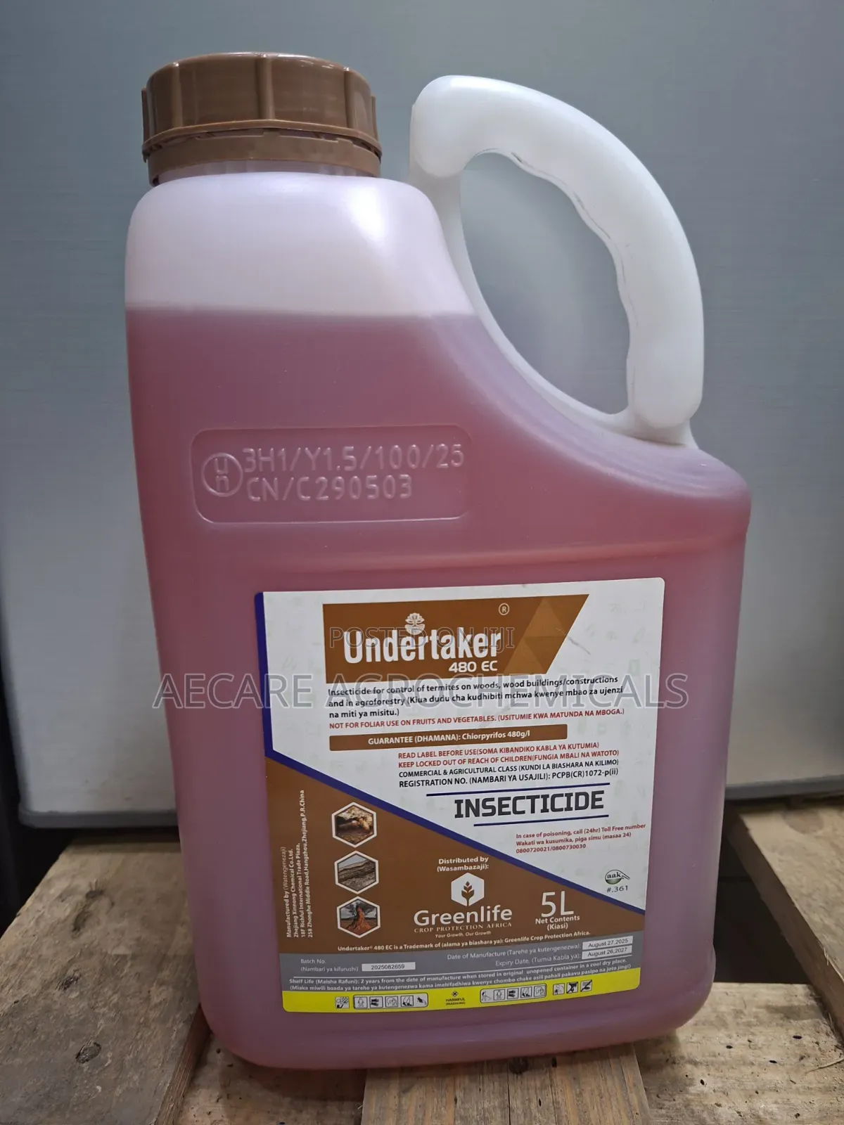 Undertaker 480 Ec Termiticide / Insecticide 5 Litres