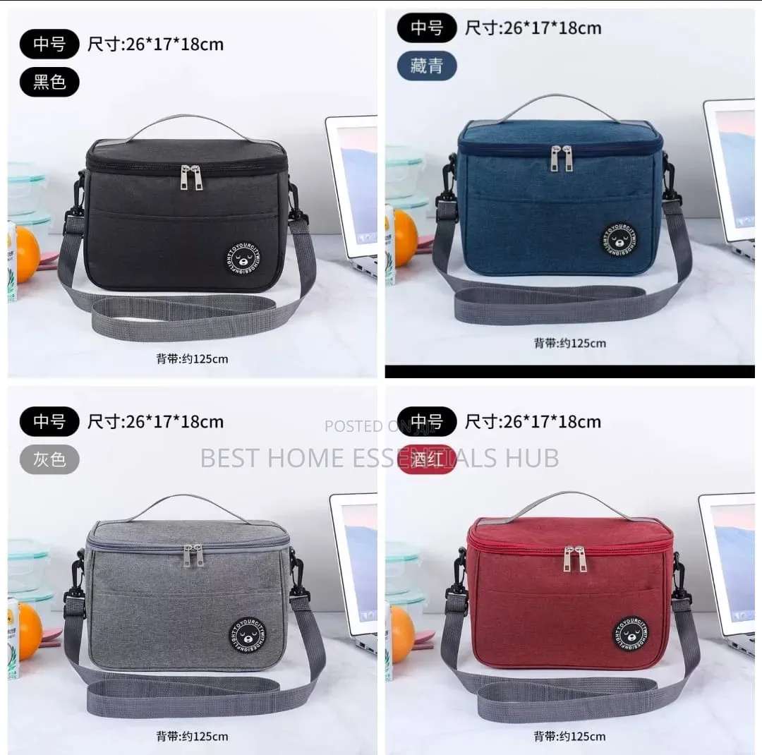 *Large Capacity Insulated Lunch Bag*