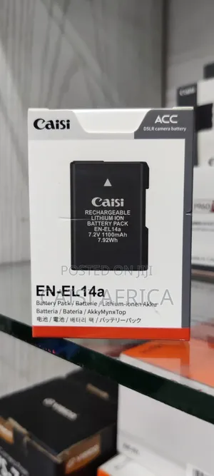 Caisi en-El 14a Rechargeable Battery 1100mah for Nikon Camera