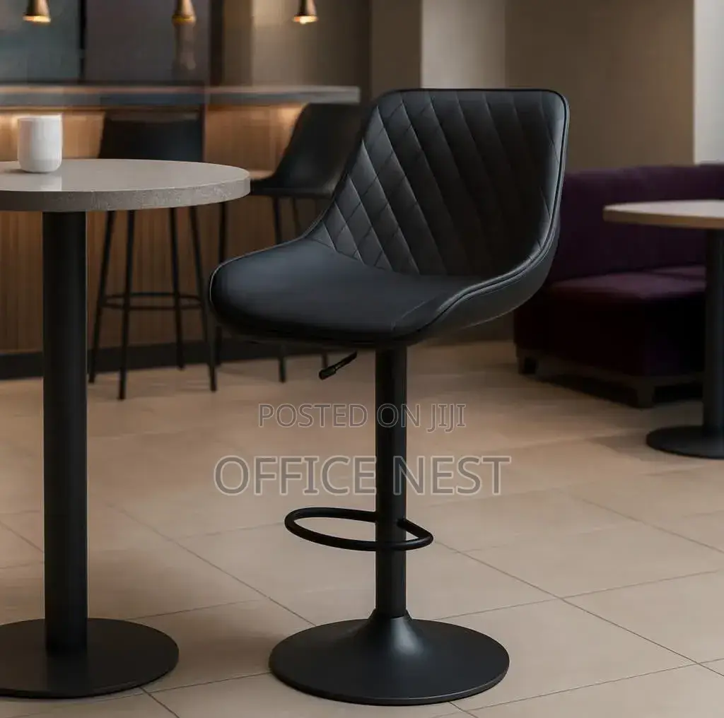 Black Swivel Stool