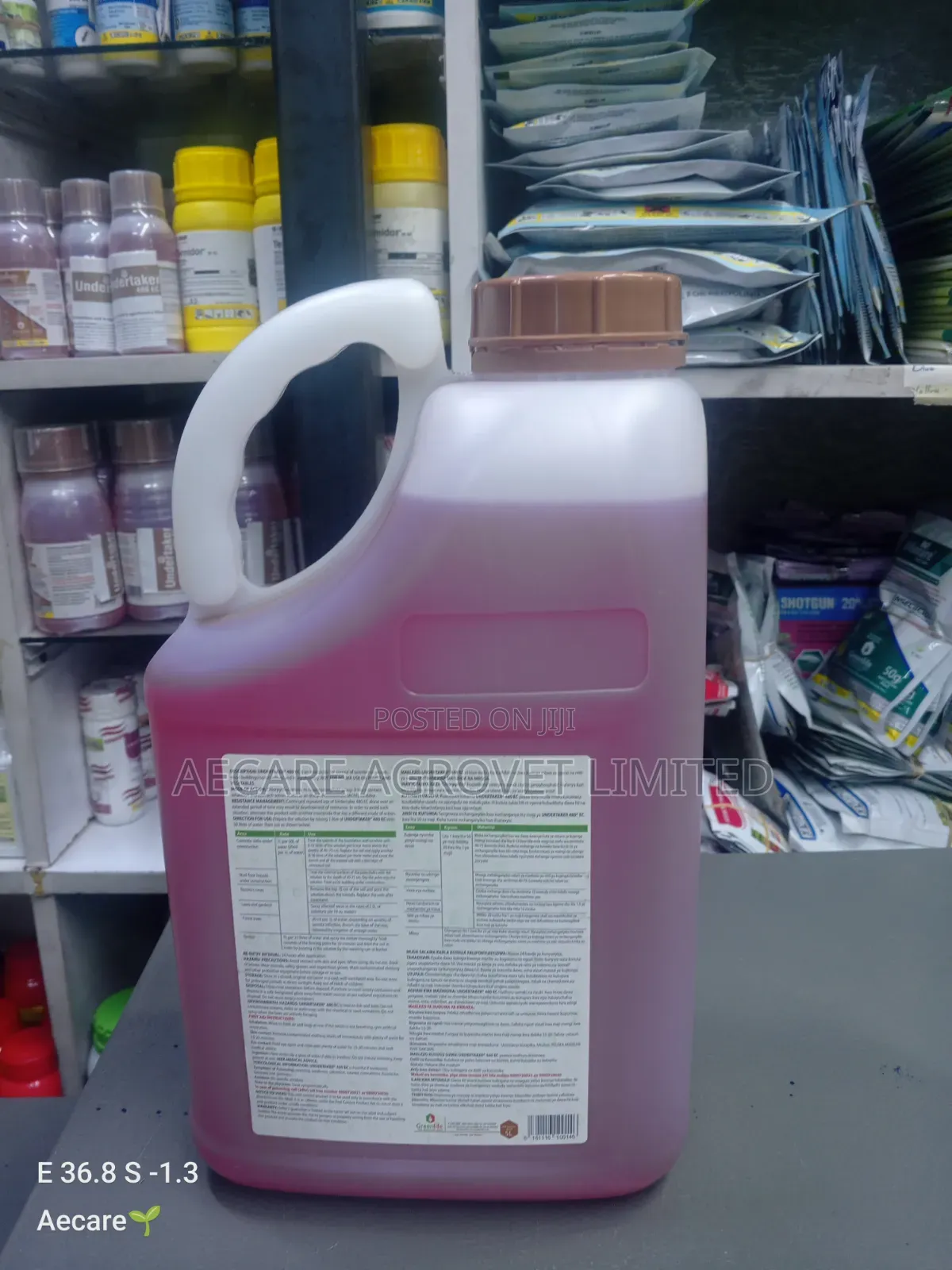 Undertaker Termiticide 480 Ec 5 Litres
