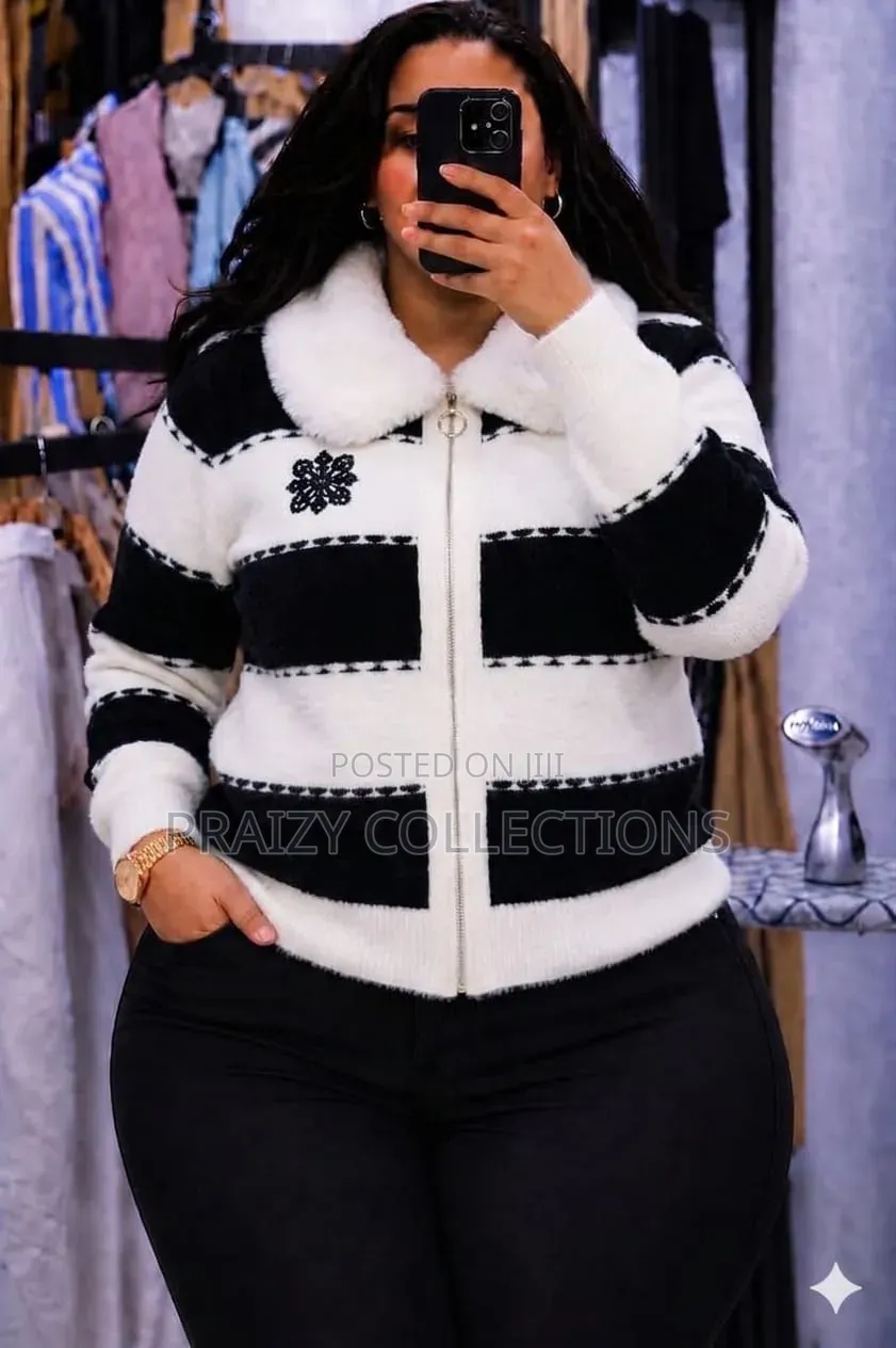 Free Size Women Sweater -Color Blocked