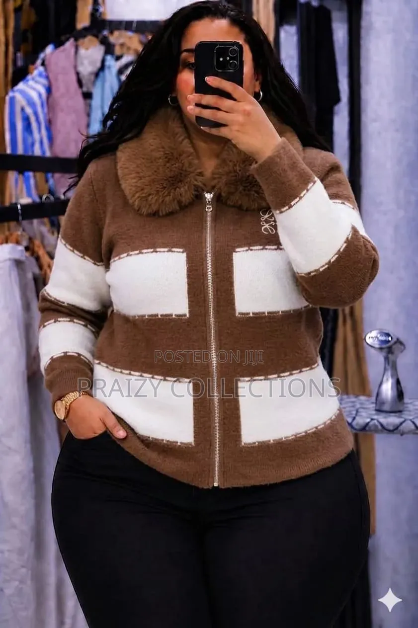 Free Size Women Sweater -Color Blocked