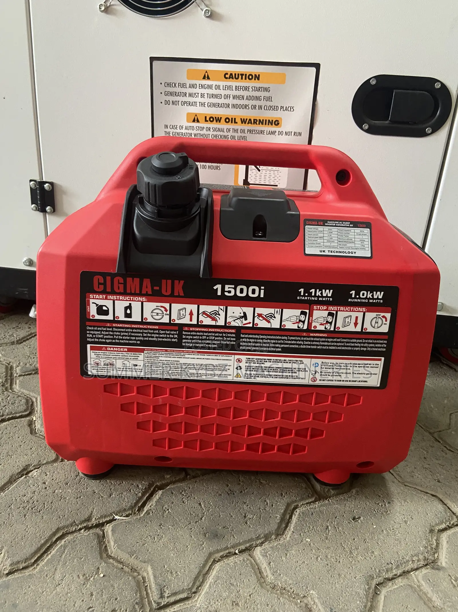 Cigma-Uk 1500i Portable Inverter Generator
