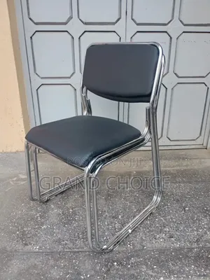 Leather Waiting Chair Armless
