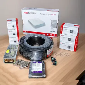 Smooth Video Capture 6 Hikvision 1080p Hd CCTV Cameras Full System Kit