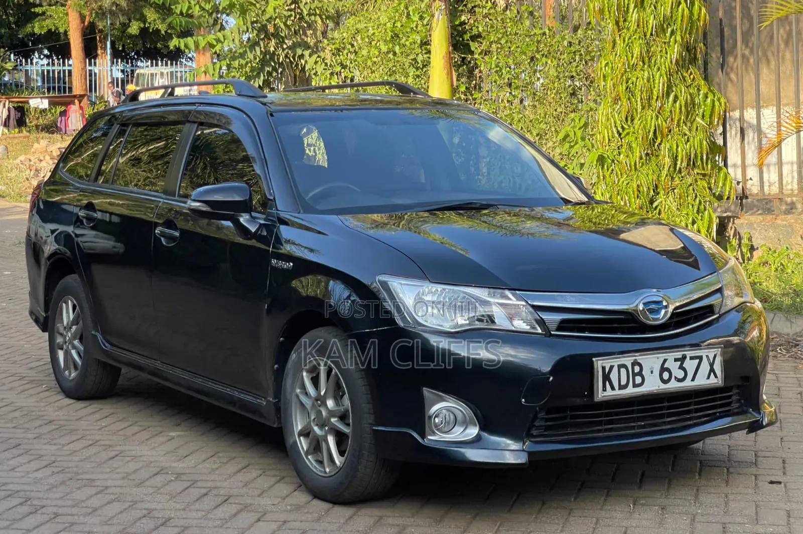 Toyota Corolla Fielder 2014 Matt Black