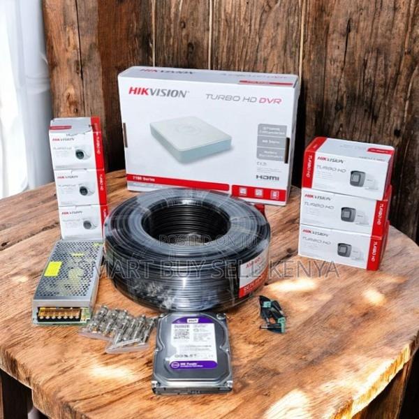 Day and Night Protection 6 Hikvision 1080p CCTV Cameras Complete Kit