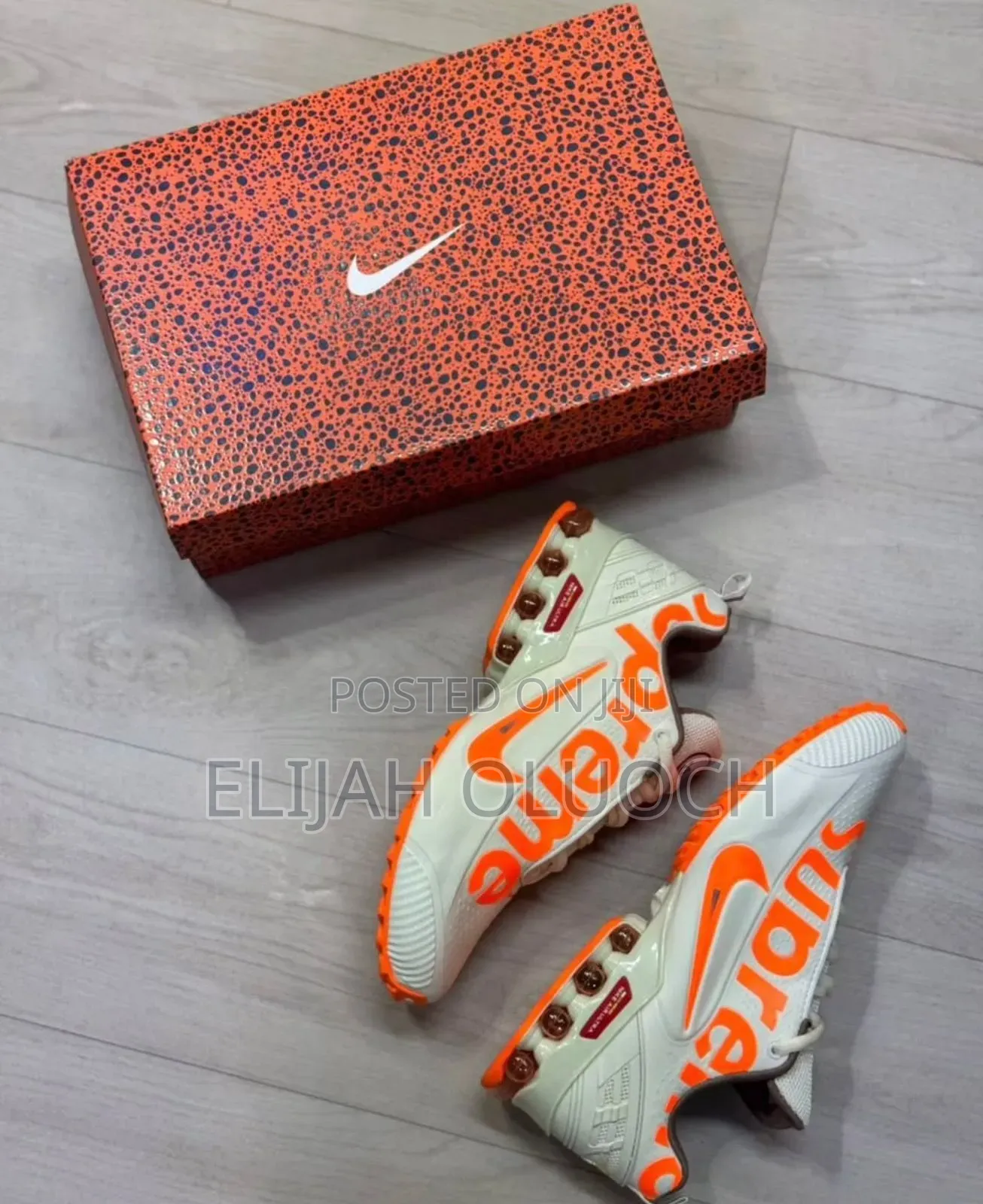 Nike Airmax Supreme “Cream White “
Quality Leather 