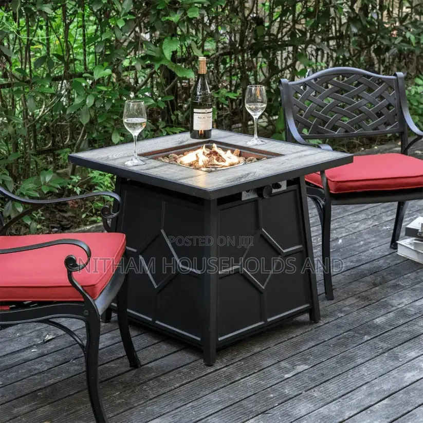Endless Summer Square Propane Fire Pit Table