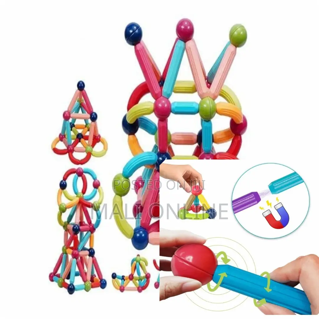 Ball Set 64pcs and Magnetic Building Sticks