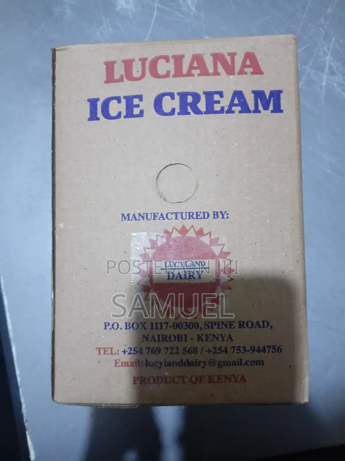Luciana Ice Cream Makers Located in Komarock