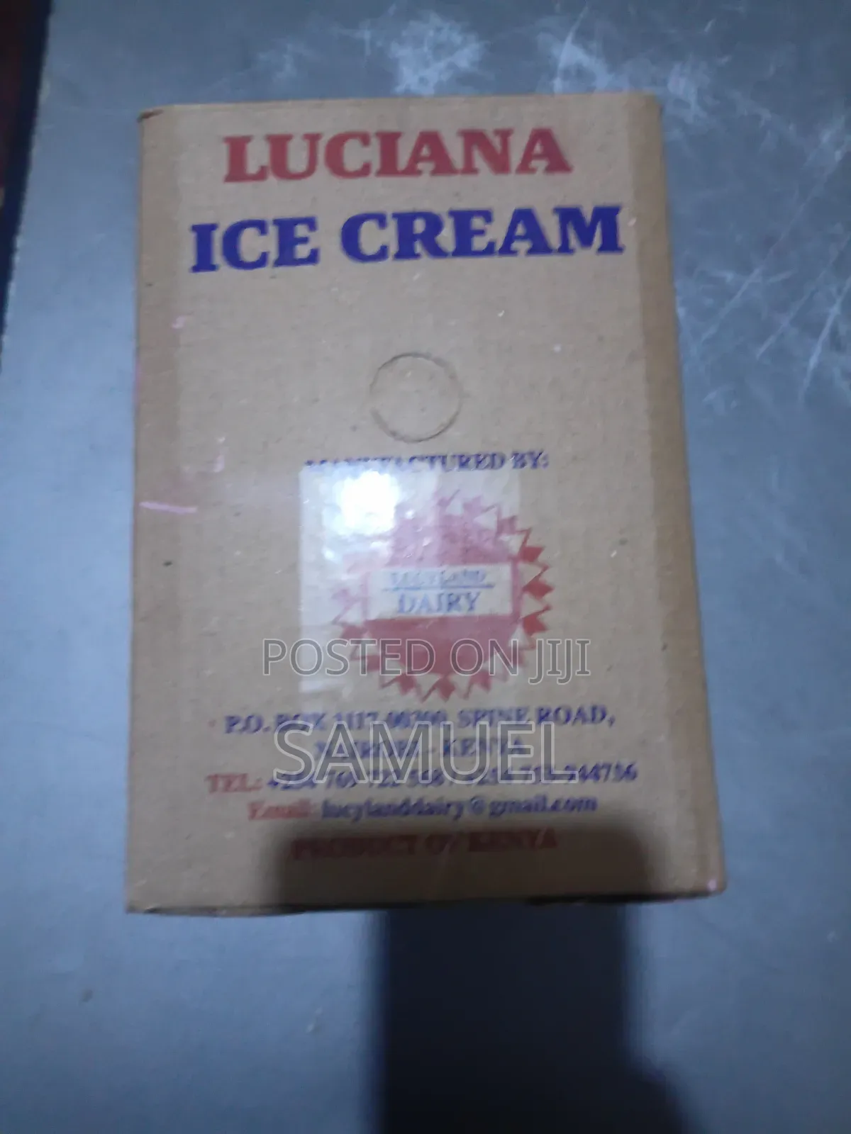 Luciana Ice Cream Makers Located in Komarock