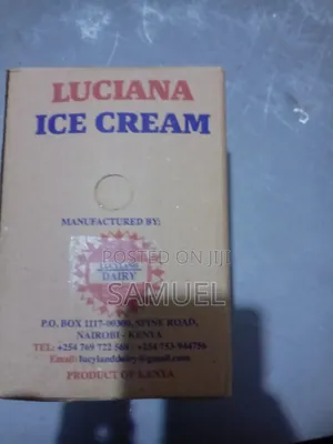 Luciana Ice Cream Makers Located in Komarock