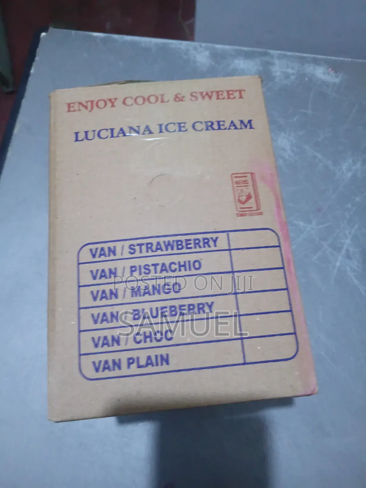 Luciana Ice Cream Makers Located in Komarock