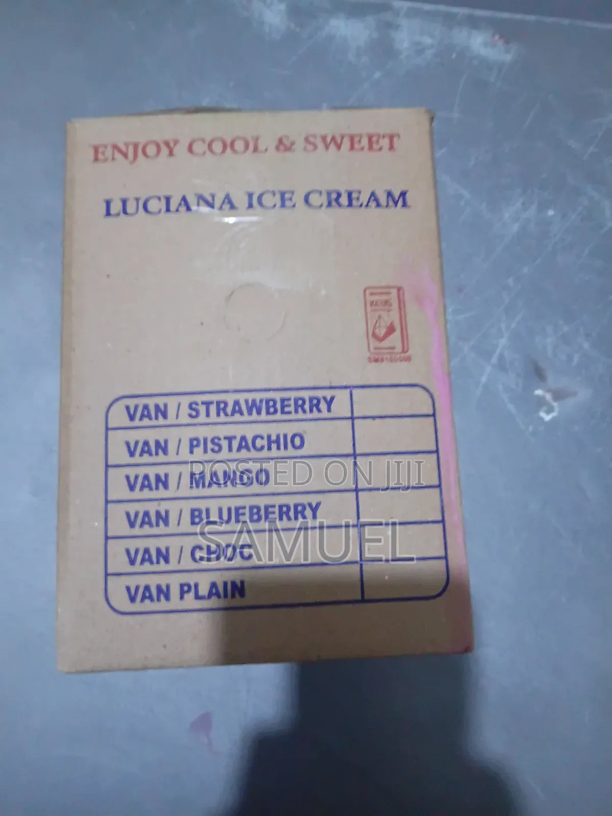Luciana Ice Cream Makers Located in Komarock