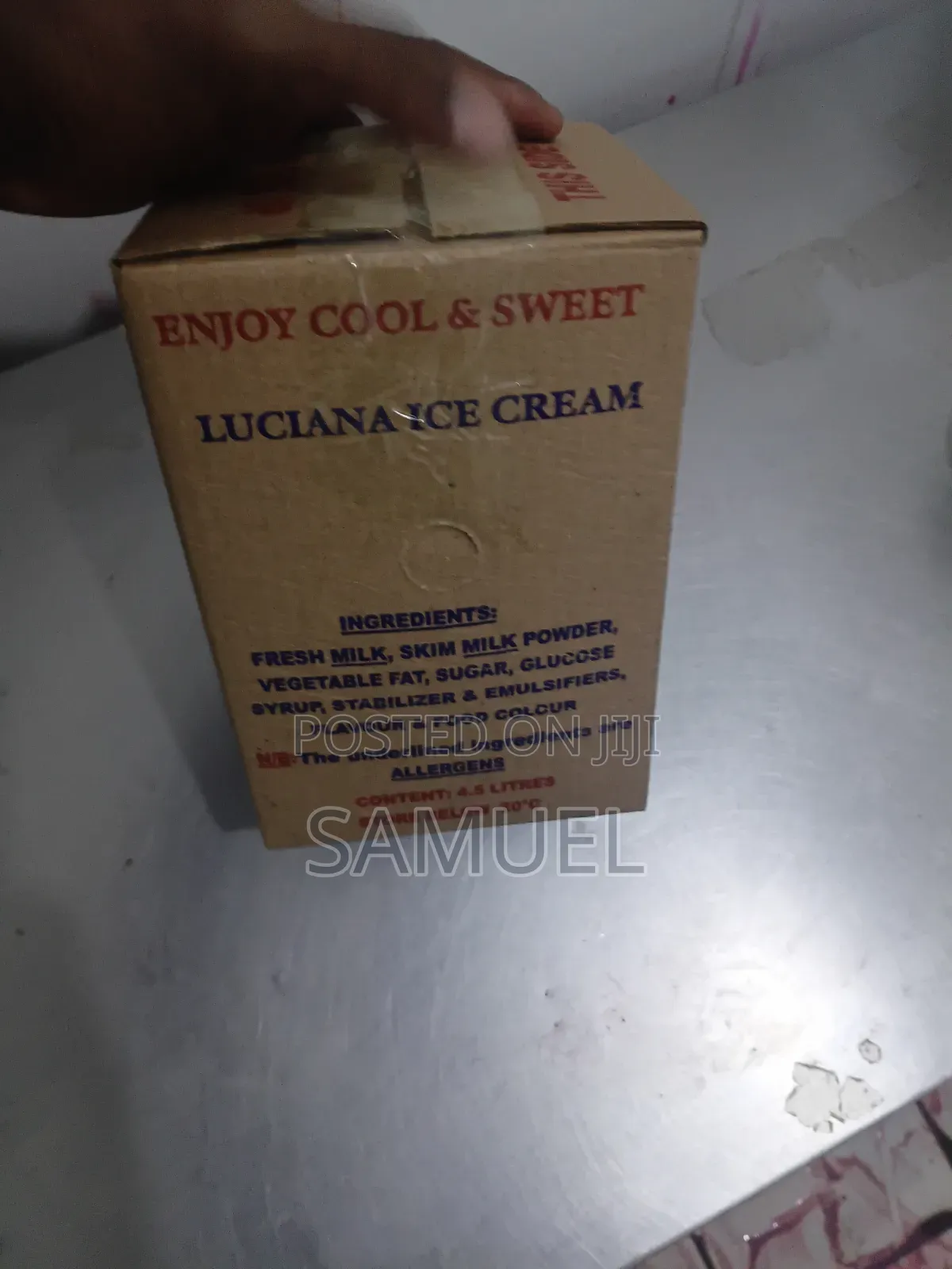 Luciana Ice Cream Makers Located in Komarock