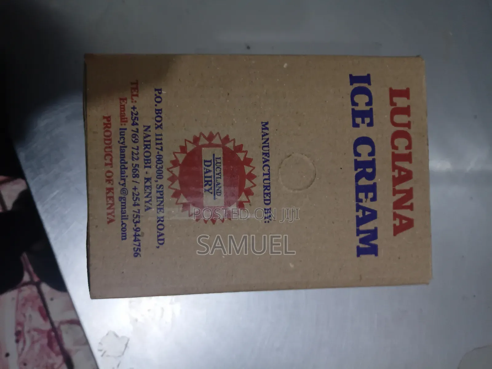 Luciana Ice Cream Makers Located in Komarock