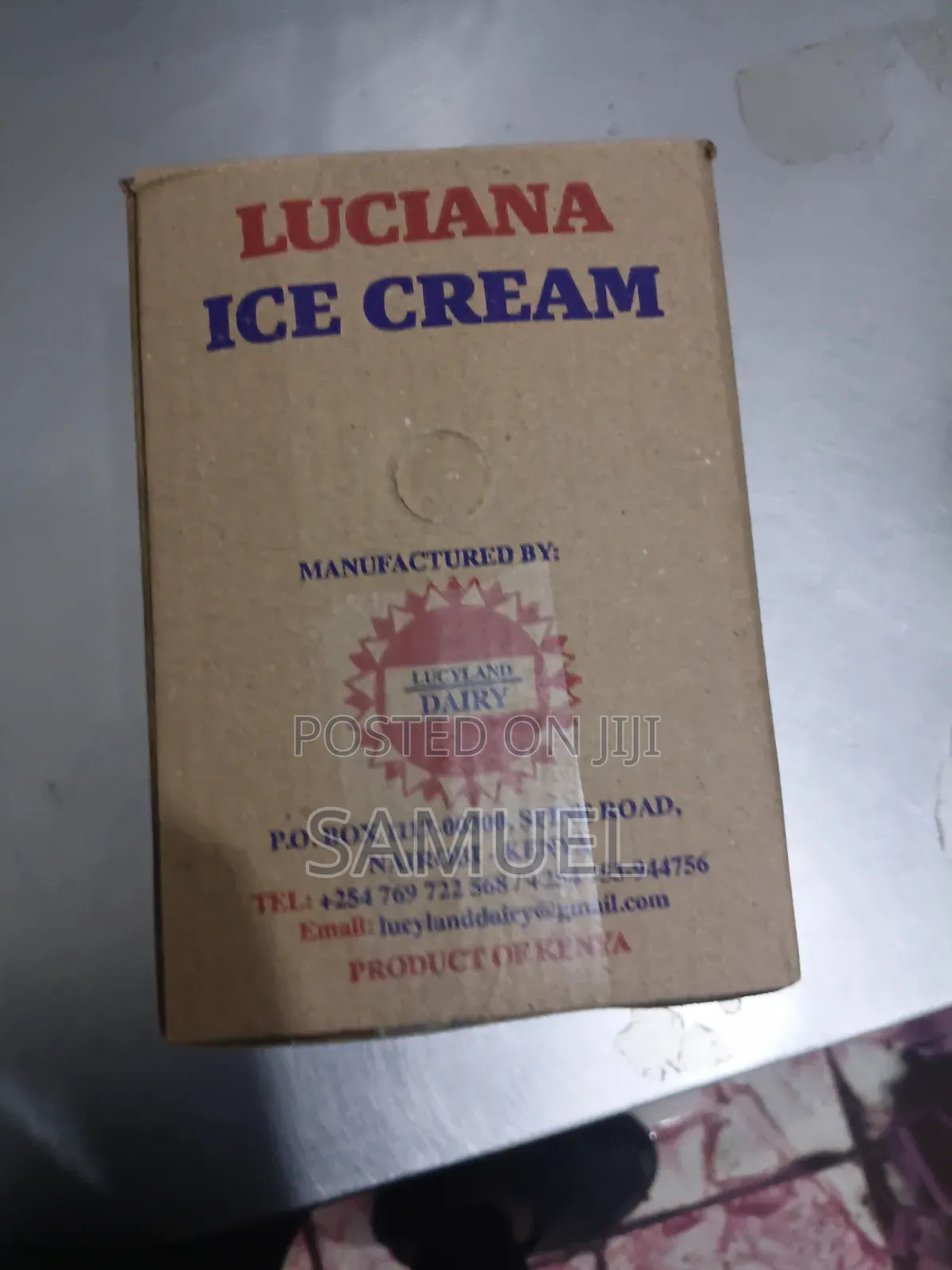Luciana Ice Cream Makers Located in Komarock