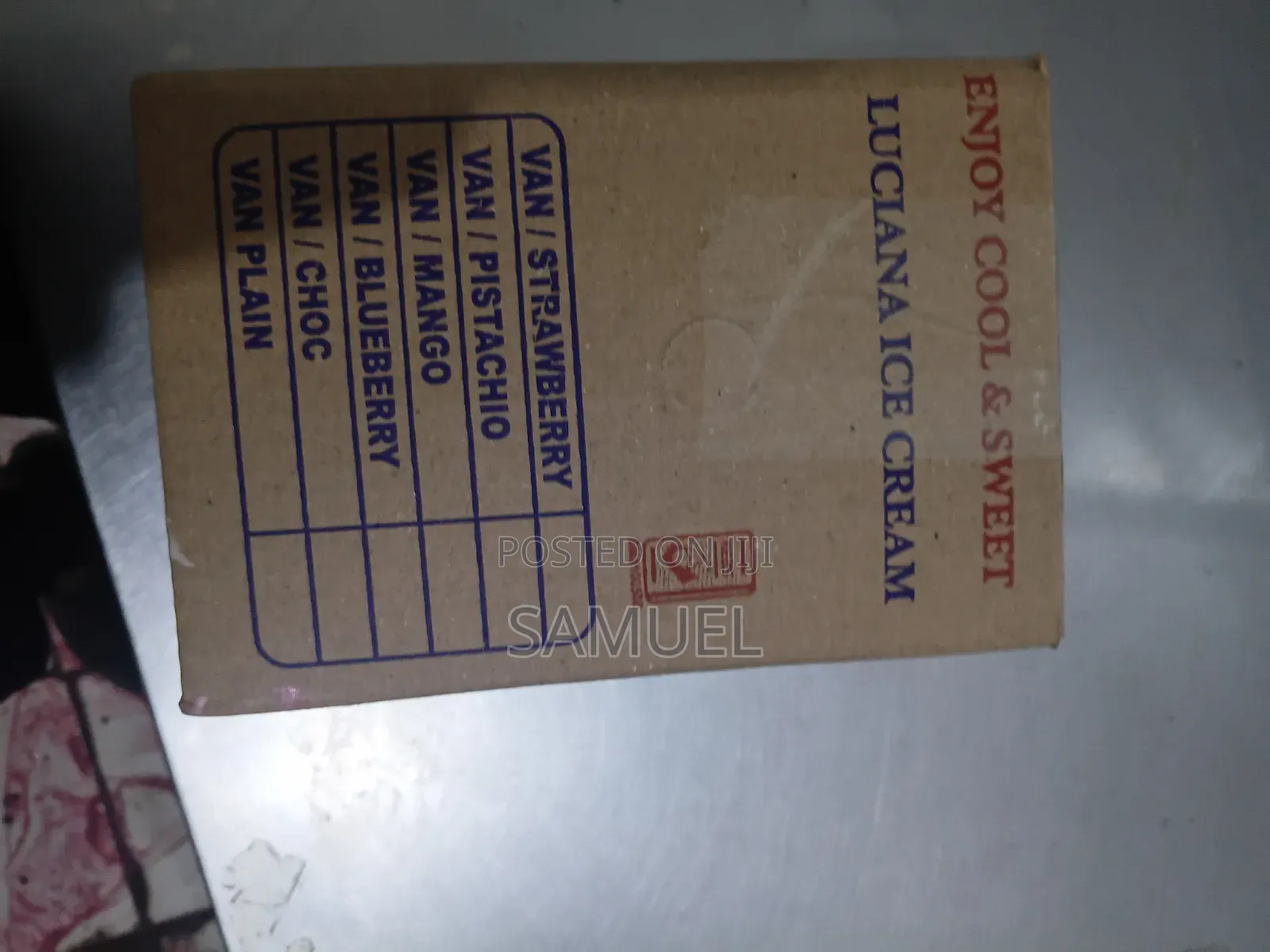 Luciana Ice Cream Makers Located in Komarock