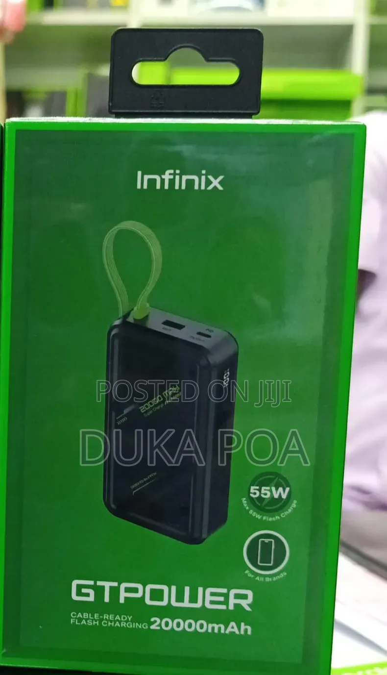 Infinix Powerbank 55w Gt Power 20000mah