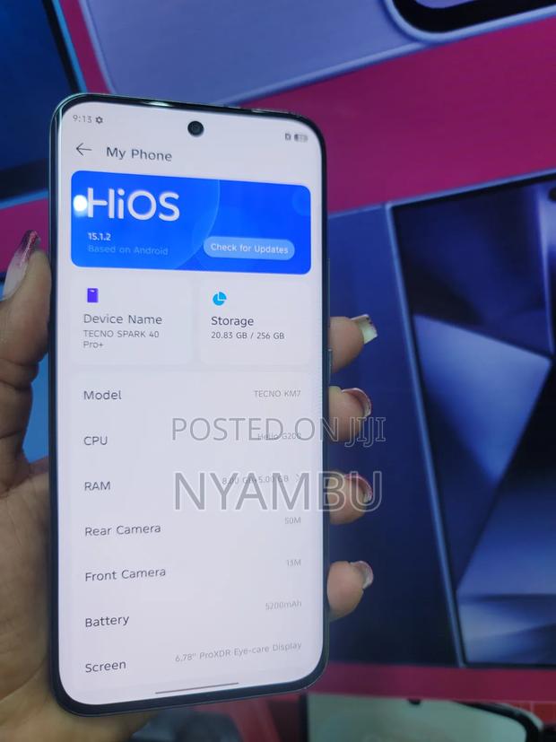 Tecno Spark 40 Pro+ 256 GB Gray - thumbnail 2