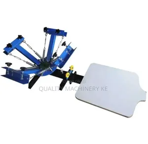 High-Performance 4color 1 Station Screen Printing Machine