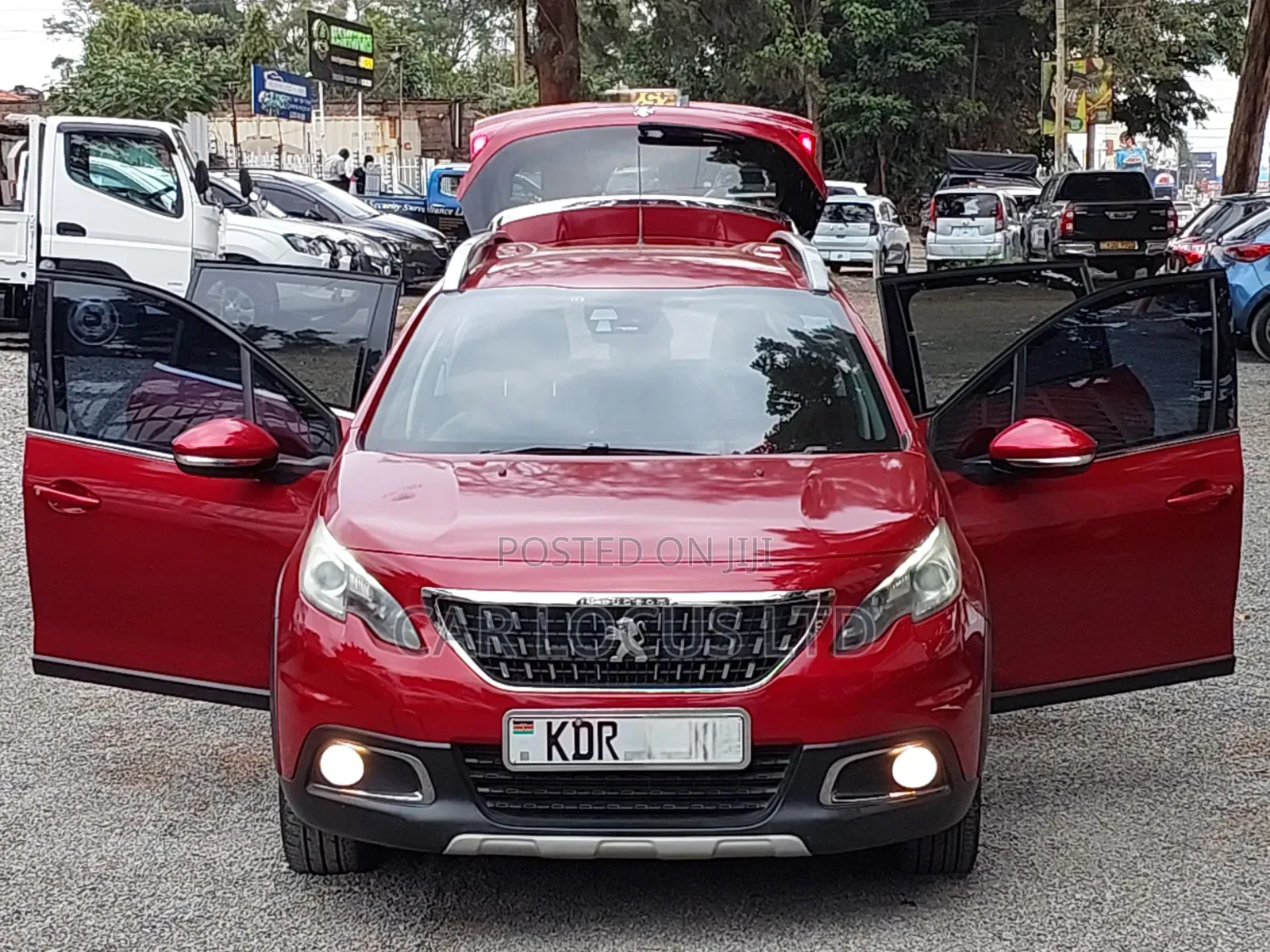 Peugeot 2008 2018 Red