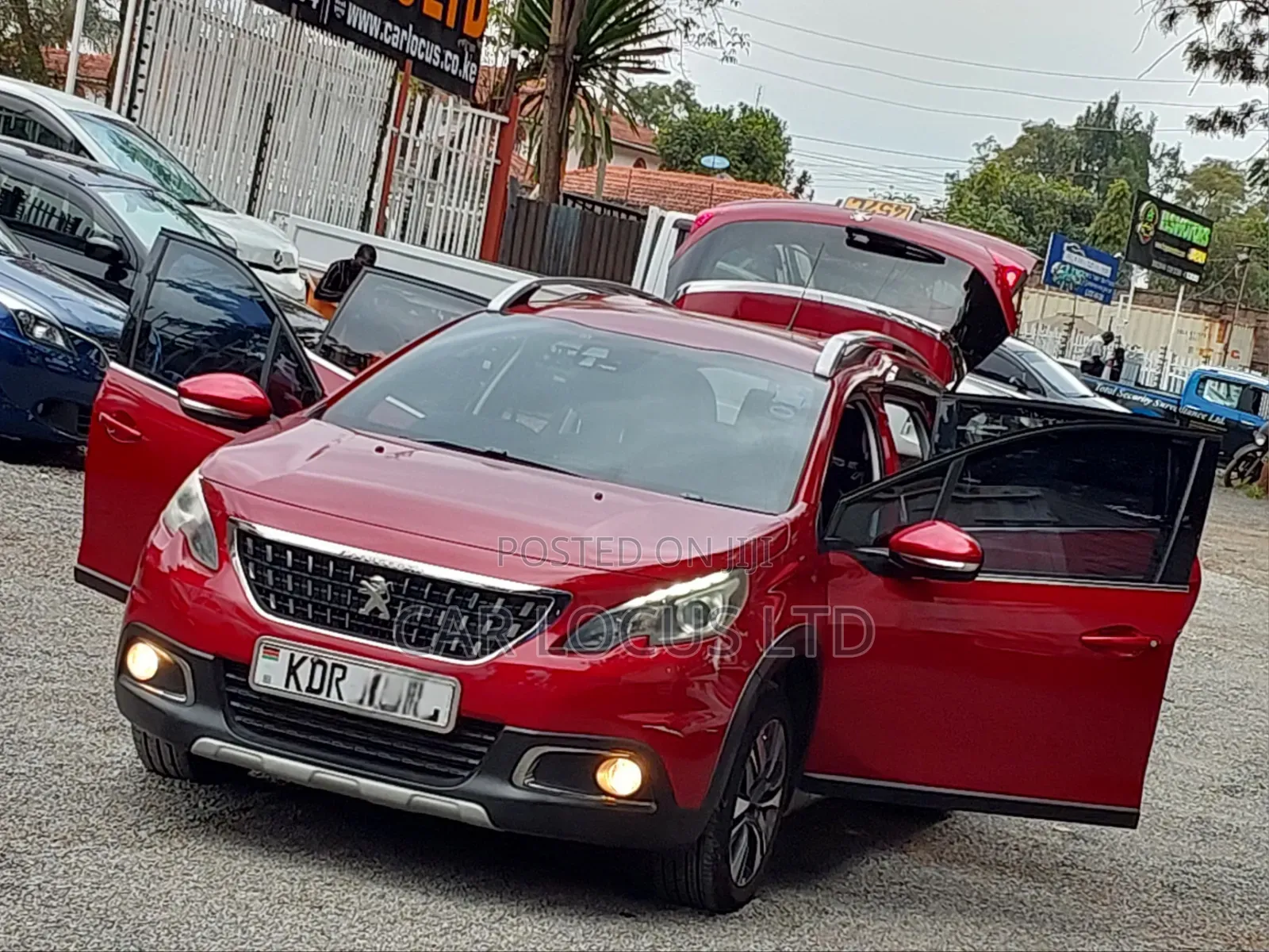 Peugeot 2008 2018 Red