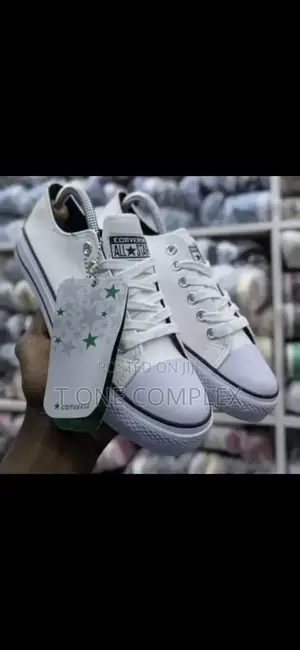 Converse All Star Leather Canvas Low Cut Sneakers -