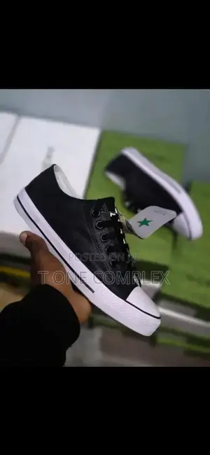 Converse All Star Leather Canvas Low Cut Sneakers -