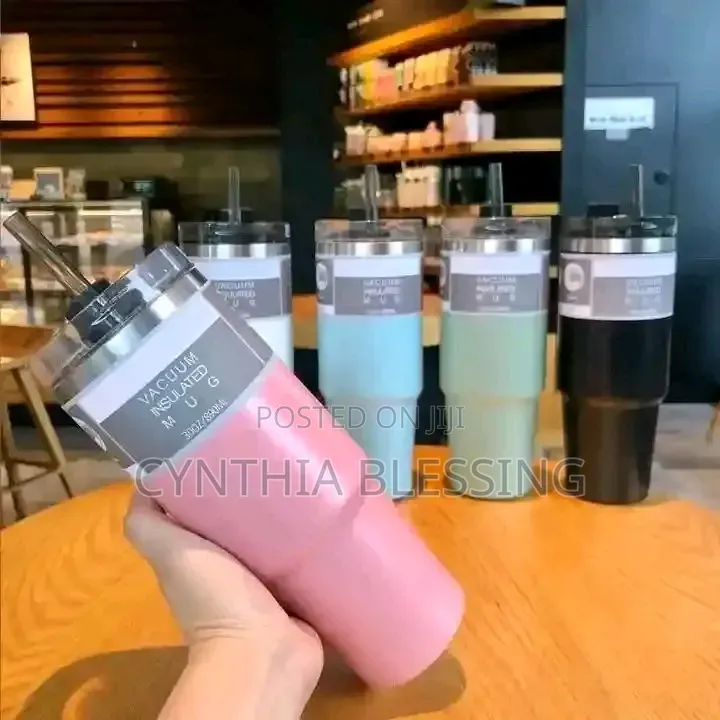 900ml Thermal Coffee Cup/Thermos /Water Bottle/Themal Mug With Handle