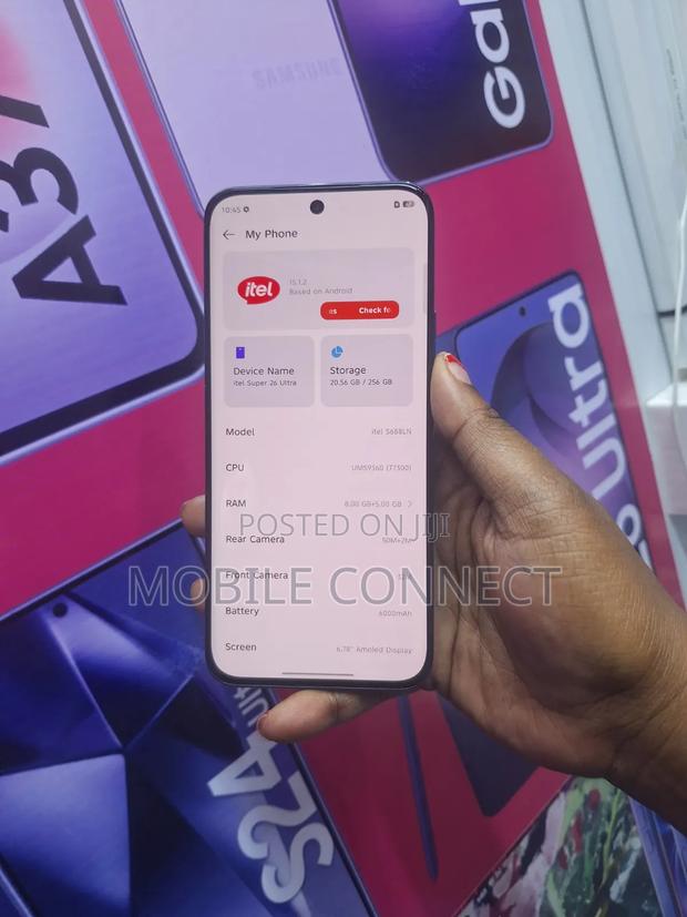 Itel Super 26 Ultra 256 GB Blue - thumbnail 3
