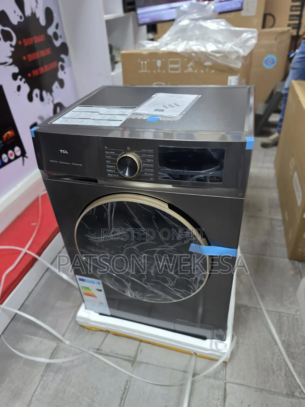 TCL P1109fl 9kg Front Load Washing Machine (Washer and Spin)