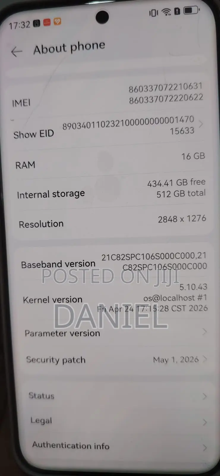 Huawei Pura 80 Ultra 512 GB White