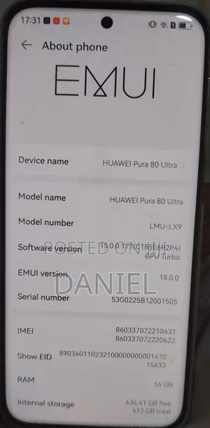 Huawei Pura 80 Ultra 512 GB White