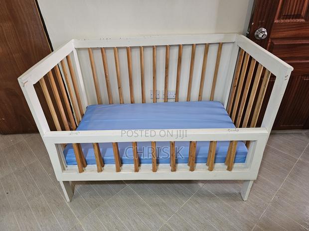 Baby Cot With Mattress - thumbnail 2