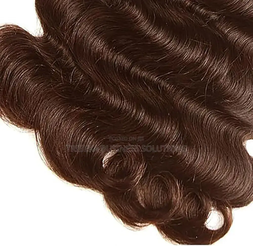 Brand New Chocolate Brown Human Hair Bundles (16", 18", 20")
