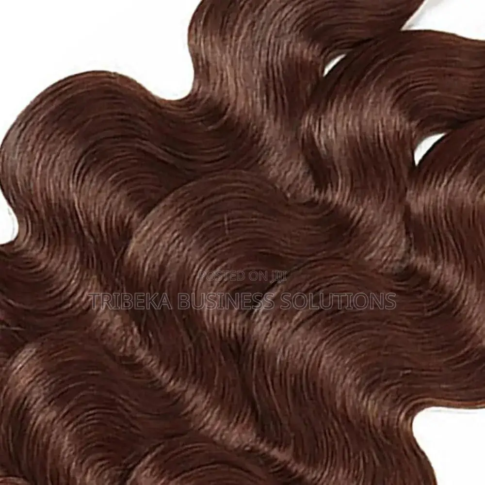 Brand New Chocolate Brown Human Hair Bundles (16", 18", 20")