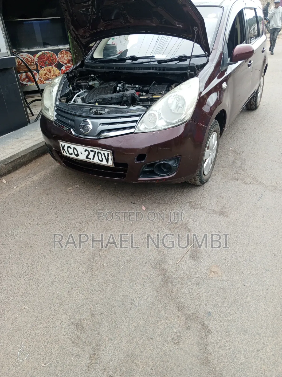 Nissan Note 2011 Burgundy