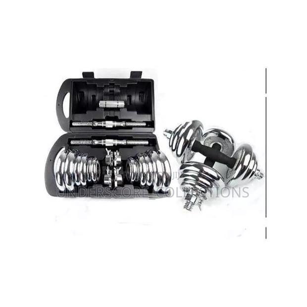30kg Chrome Adjustable Dumbbell