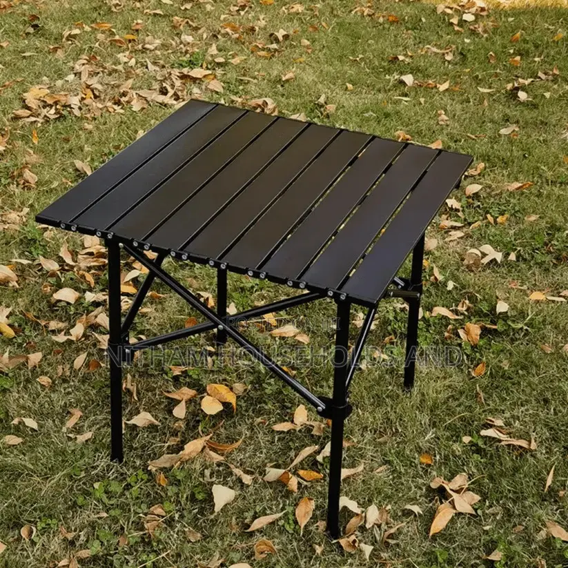 Aluminum Outdoor Camping Table Foldable Lightweight Design