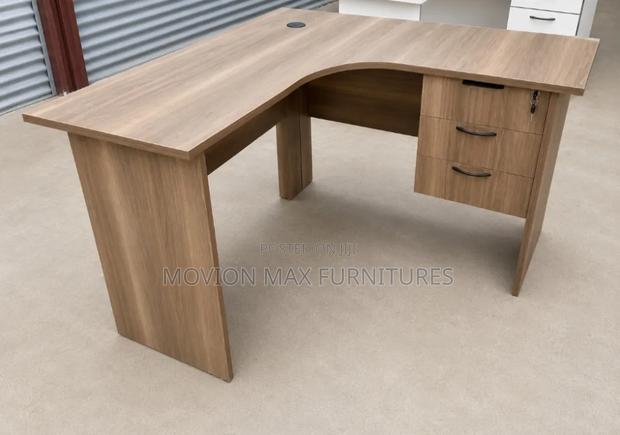 American Walnut 1.2m Lshape Office Desk