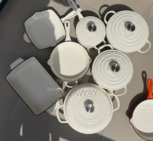 Enamel Coated Cast Iron Cookware 11 PCS Set